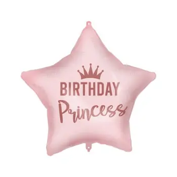 GLOBO 18"ES.ROSA BDAY PRINCESS