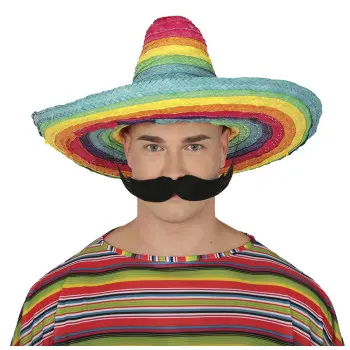 SOMBRERO MEJICANO MULTICOLOR50