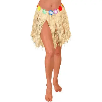 FALDA HAWAIANA PAJA NATURAL 40