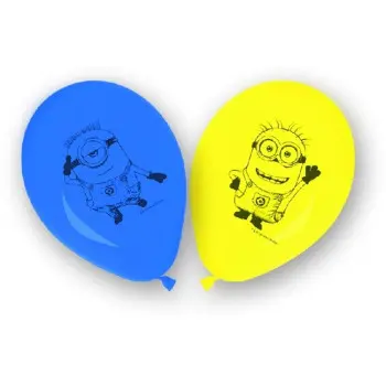 P/8 GLOBO LATEX MINIONS