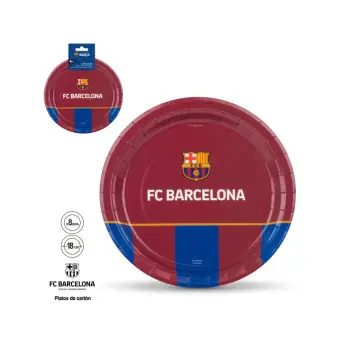P/8 PLATO 18CM ESCUDO BARCELON
