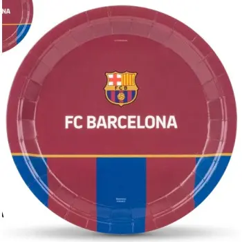 P/8 PLATO 23CM ESCUDO BARCELON
