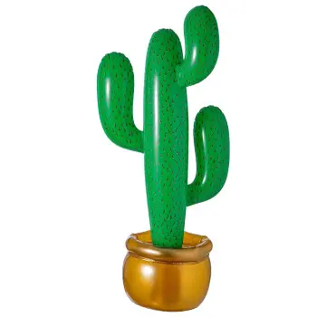CACTUS INFLABLE 90CM C/MACETA