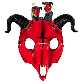 CARETA CARNERO ROJA PLAST.
