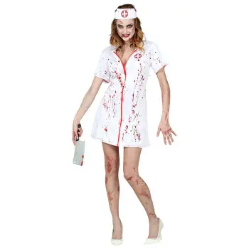 DISF.ENFERMERA ZOMBIE T-M