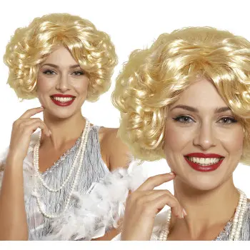 PELUCA MARILYN RUBIA