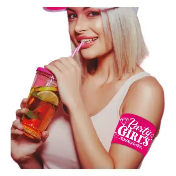 CINTA BRAZO PARTY GIRLS ROSA