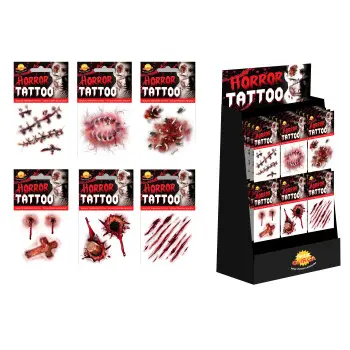 TATUAJES HALLOWEEN SURTIDOS