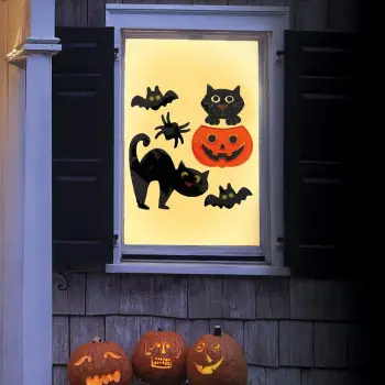 DEC.GEL GATOS HALLOWEEN