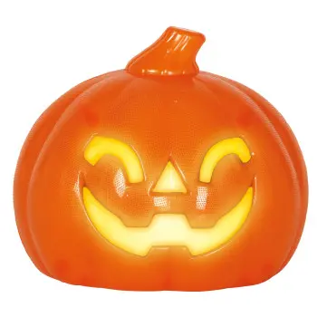CALABAZA CON LUZ 10CM