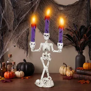 CANDELABRO ESQUELETO 3 LUCES