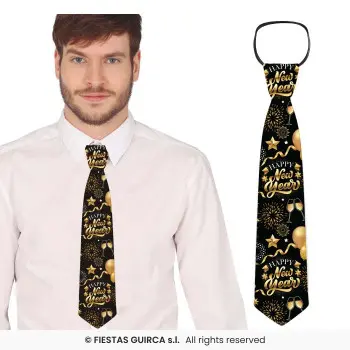 CORBATA HAPPY NEW YEAR 45CM