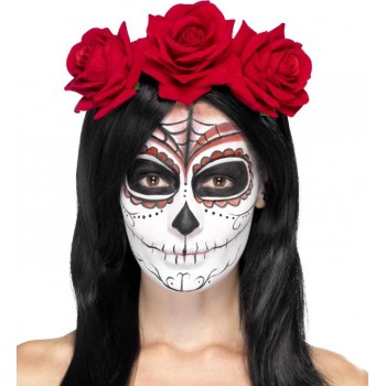 Diadema Dia De Muertos Rosa Rj