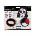 Kit Maquillaje Dia De Muertos