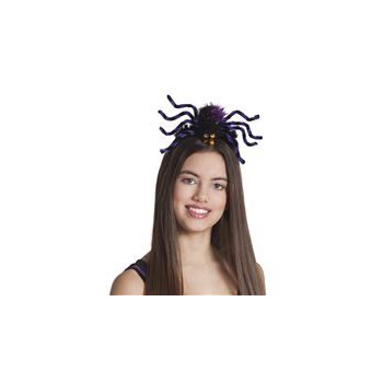 Diadema C/Araña Negr/Violet