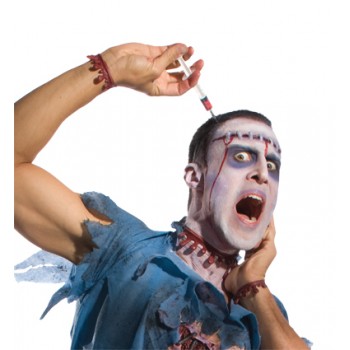 DIADEMA C/JERINGA ZOMBIES