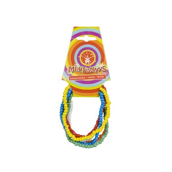 P/6 PULSERAS PERLITAS COLORES