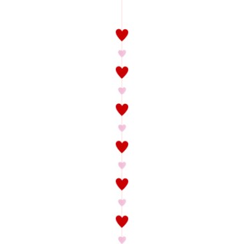 GUIRN.CORAZONES FIELTRO 2MT