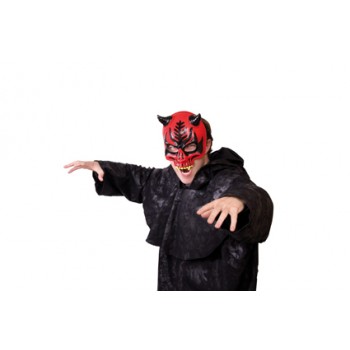 MASCARA DIABLO-ESQUE C/CUERNOS