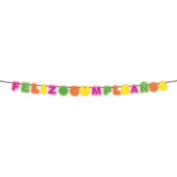 Letrero Feliz Cumpleaños Neon