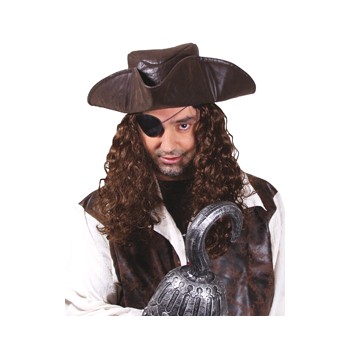 SOMBRERO PIRATA C/PELO