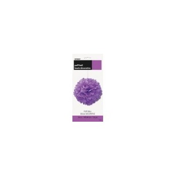 Colg.Pompon Violeta 40Cm