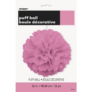 Colg.Pompon Rosa 40Cm