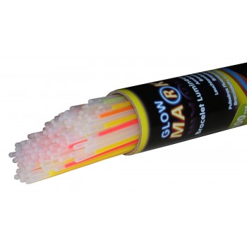 Tubo 100 Pulseras Fluor