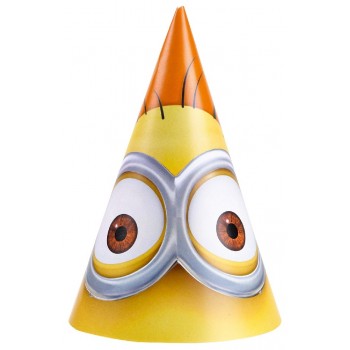 P/6 Gorros Cono Minions