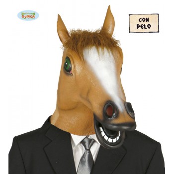 CARETA CABALLO MARRON LATEX
