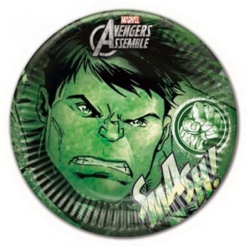 P/8 Plato 23Cm Hulk Vengadores