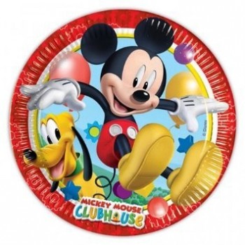 P/8 Plato 23Cm Mickey Clubhous