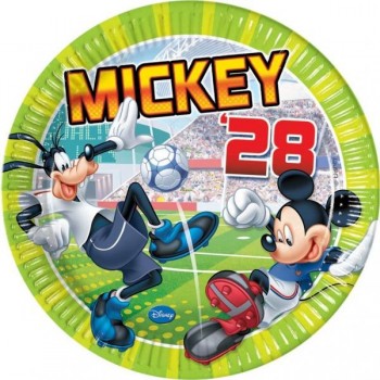 P/8 Plato 23Cm Mickey Goal