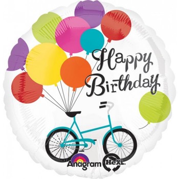 Globo Happy Bday Bike Tumbo