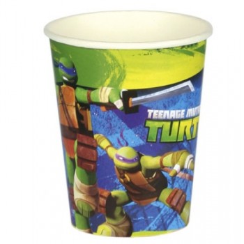 P/8 Vasos Tortugas Ninja Mutan