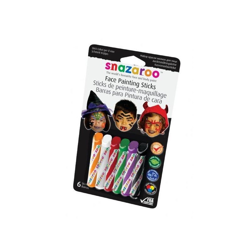 P/6Barras Maquillaje Halloween P/6Barras Maquillaje Halloween