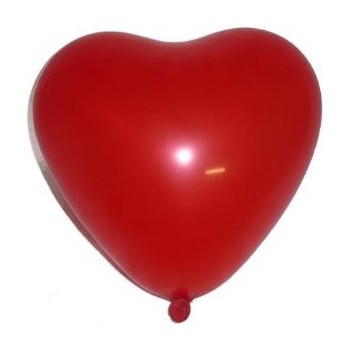 B/50 Globos Corazon Rojo Nº12