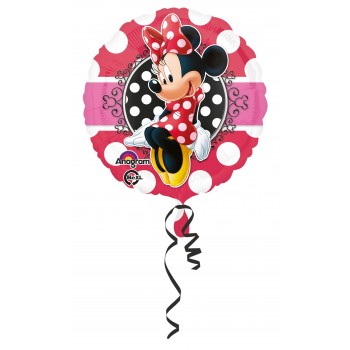 Globo 18"Minnie Lunares