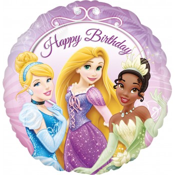 Globo 18"Princesas Happy Bday
