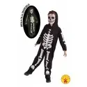 Disf.Inf.Skeleto Glow Dark T-S 3-4 AÑOS
