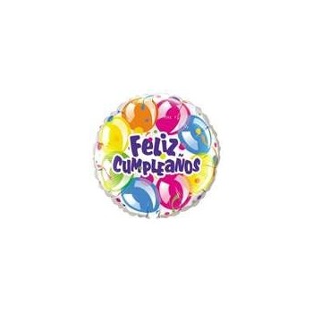 Globo 18"Feliz Cumple Globos