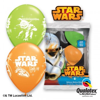 P/6 Globos Star Wars Latex
