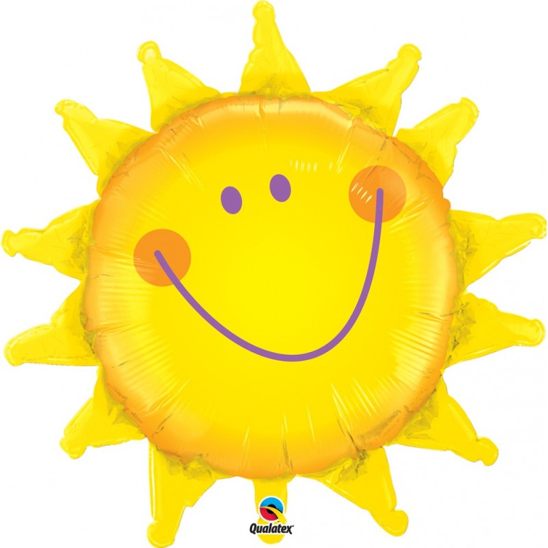 Globo 89Cm Forma Sol Globo 89Cm Forma Sol