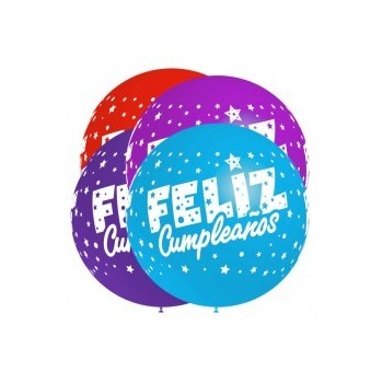 Globo 185Cm Feliz Cumple 2Cara