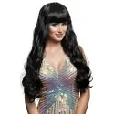 Peluca Oceana Negra Larga Onda