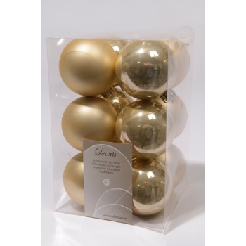C/12 BOLA 60MM ORO SATIN