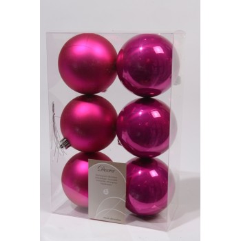 C/6 BOLAS 80MM FUCSIA