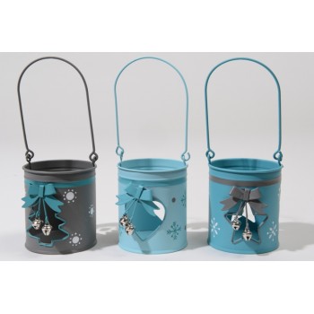 CUBO NAVIDAD SURT. 7X7.5X16CM