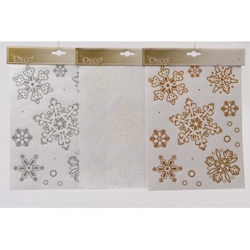 DECO.VENTANA COPOS DE NIEVE