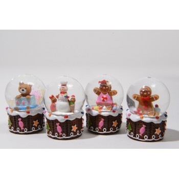 BOLA AGUA CUPCAKE MARRON